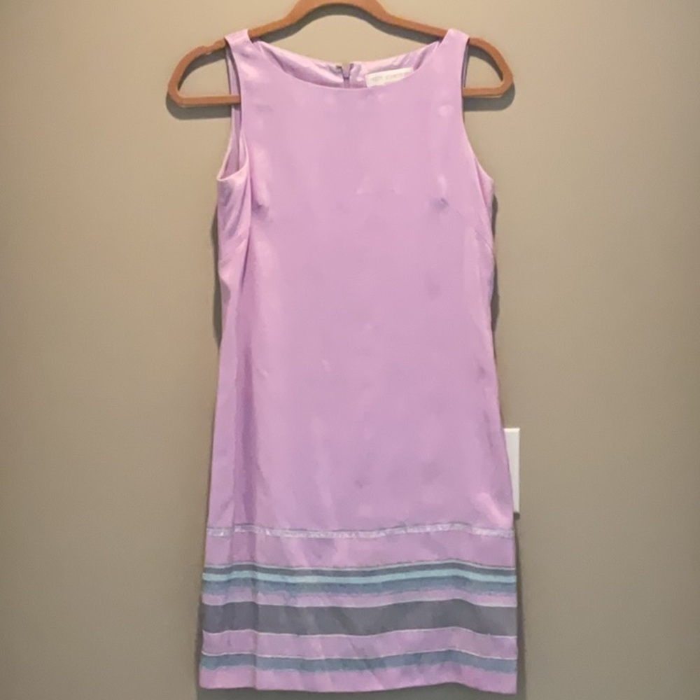 Petite Sophisticate Lilac Sleeveless Dress